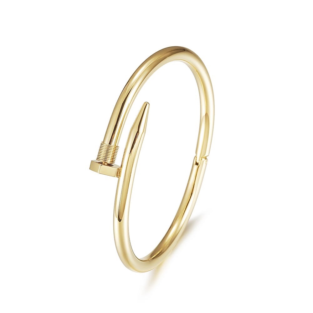 Nail stainless steel bracelet for men . - Picture 2 of 4